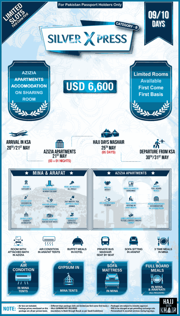 Silver Xpress Hajj Package 2026