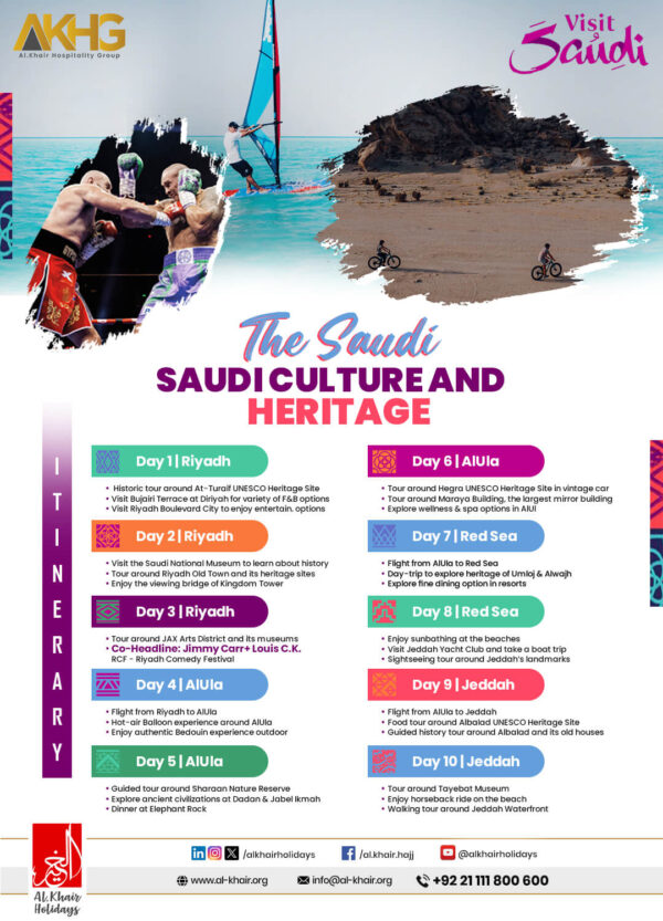 Saudi Culture & Heritage (10 Days Package)