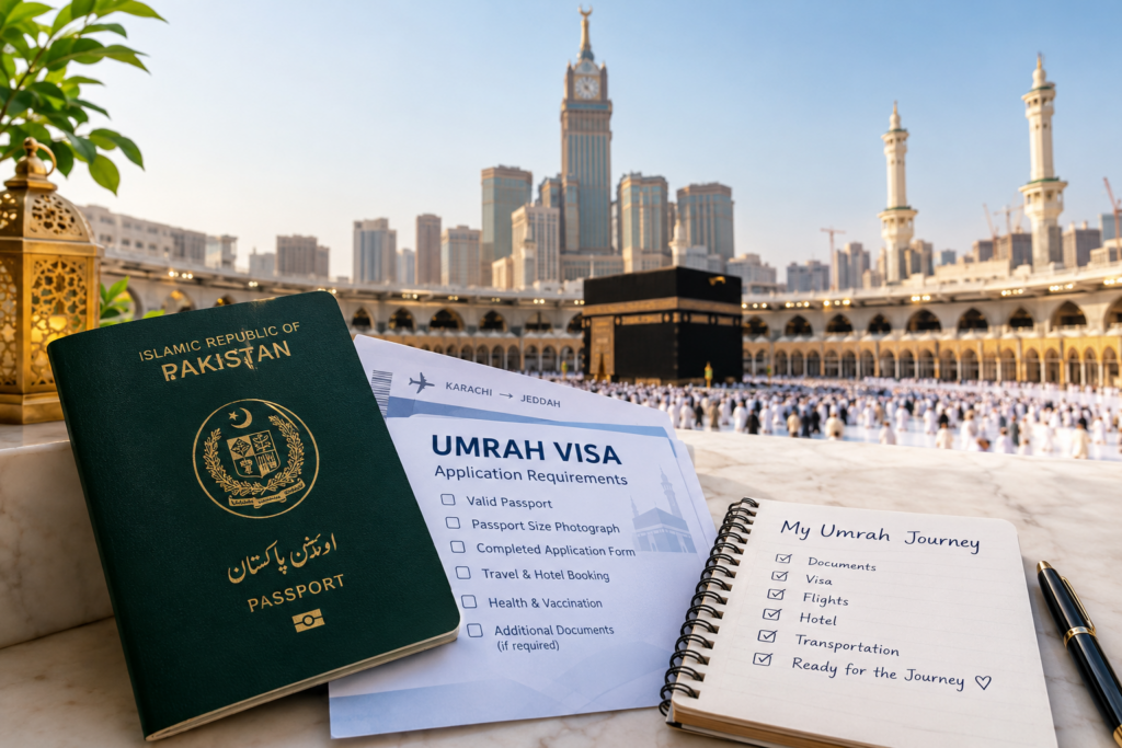 Umrah Visa Requirements for Pakistani Pilgrims